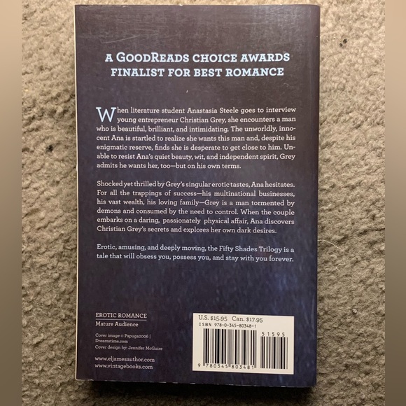 🩶 E L James “50 Shades of Gray” Book - Picture 3 of 3